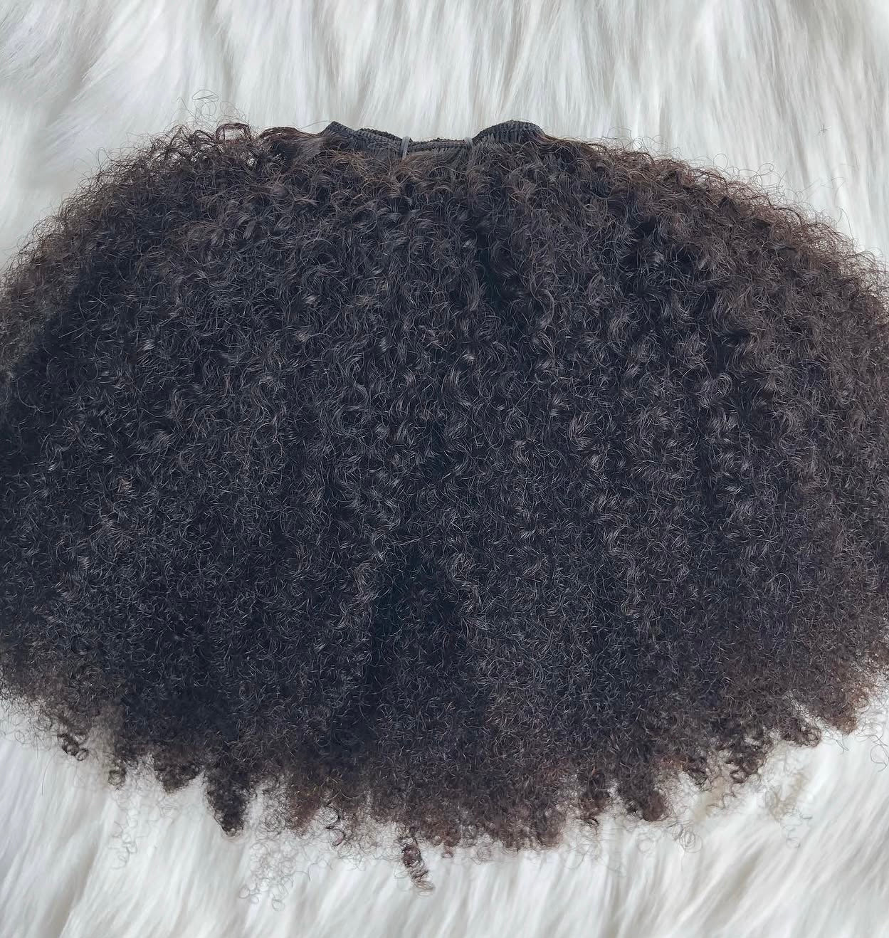 Afro Kinky Curly Crown