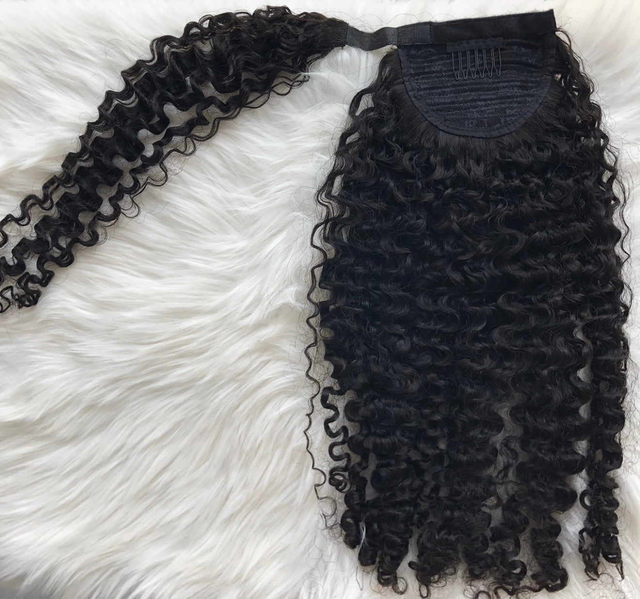 Pixie Curly Ponytail